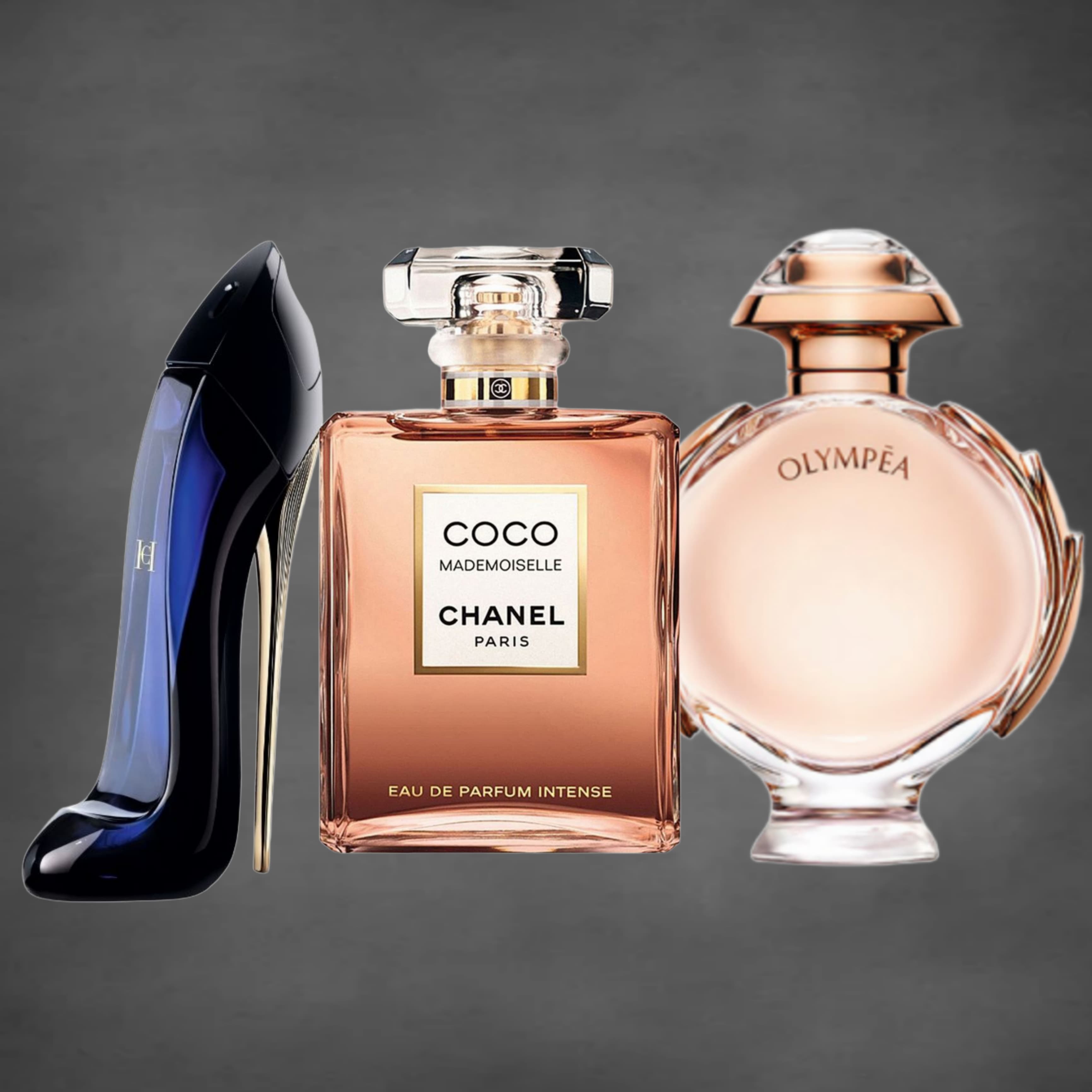 Kit 3 Perfumes Femeninos Coco Gg Y Ol